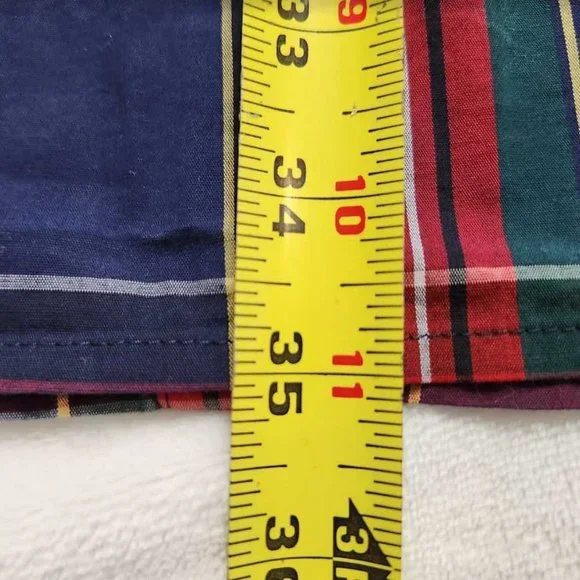 New women's 10 12 14 J Crew Factory cotton mini shirtdress Christmas plaid dress - Picture 11 of 11